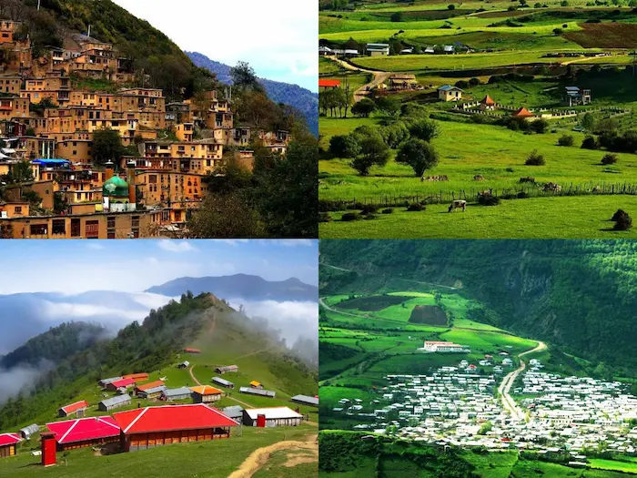 روستاهای زیبا و شگفت انگیز استان گیلان 6654344333