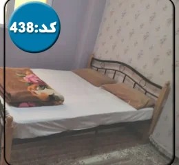 اتاق خواب با تخت 2 نفره آپارتمان در رضوانشهر 456445