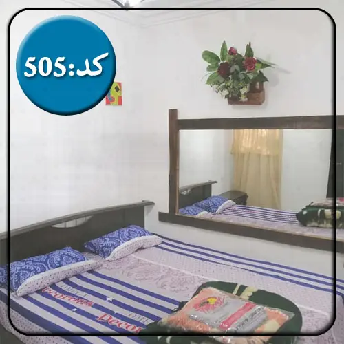 اتاق خواب به همراه تخت دو نفره خانه ویلایی در رشت 489535460